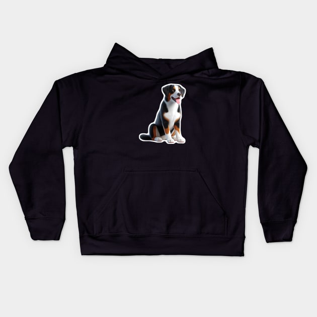 Appenzeller Sennenhund Kids Hoodie by millersye